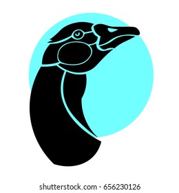 Black bird goose