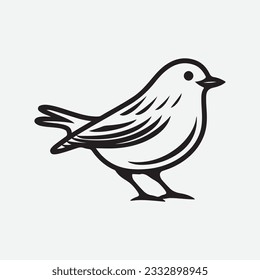 Black Bird Symbol, Vektorsymbol 