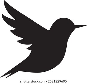 A black bird logo design.