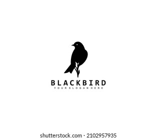 Black Bird Logo Design for Brand Identity Your Company