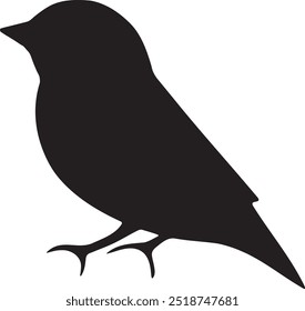 Black bird logo icon vector illustration