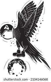 THE BLACK BIRD STYLE FOR YOUR SIMPLE T-SHIRT