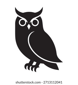black Bird vector icon silhouette