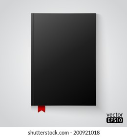 black blank book