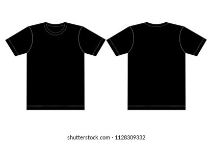 Similar Images, Stock Photos & Vectors of Vector V-neck T-shirt mockup