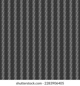 Una manta negra con rayas y pequeñas rayas blancas dispuestas diagonalmente en la columna. Espesa tela de lana. vector abstracto.