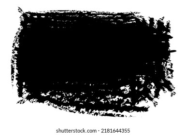 Objet Bouton Noir sur Fond Blanc. Illustration vectorielle