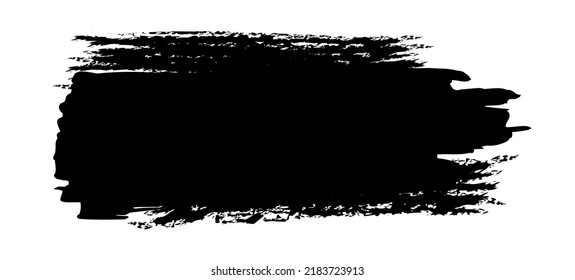 Black blob object on White Background. Vector illustration
