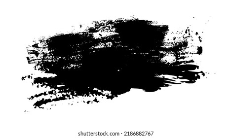 Black Blob Object On White Background Stock Vector (Royalty Free ...