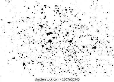 Black Blobs Isolated On White Ink Stock Vector (Royalty Free ...