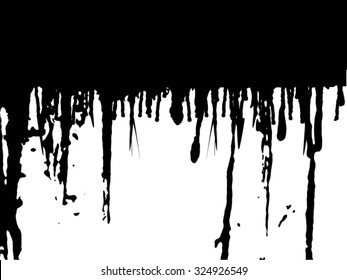 Black blood splatter copy space