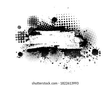 Black Blot Splashes Vector Illustration Stock Vector (Royalty Free ...