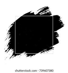 Cartel de la ranura negra con malla gradiente, iluminación vectorial