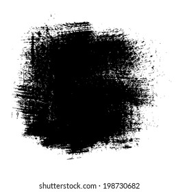 Black Blot, Vector Illustration