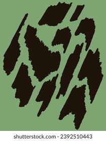 schwarze Bläser, grüner Hintergrund