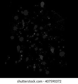 Black blots and ink splashes,grunge background