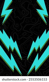 Black and blue abstract background electrical element modern design illustration