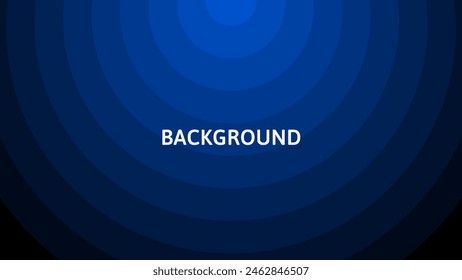 Black and blue abstract background with gradient rounds. Blended overlay pattern	