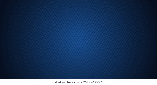 Fundo abstrato preto e azul com linhas triangulares, ilustração de vetor simples