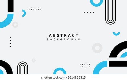 Black and blue abstract geometric background vector illustration