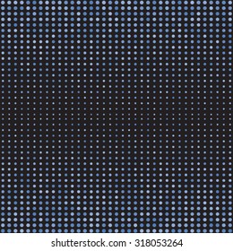 Black blue abstract geometric dot pattern