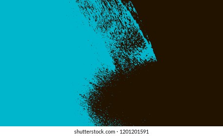 black and blue abstract grunge brush vector texture background