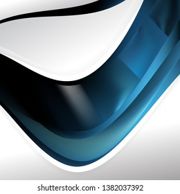 Black and Blue Background Design Template Image