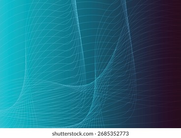 Fondo negro y azul con líneas blancas
