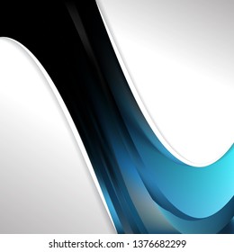 Black and Blue Brochure Design