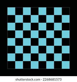 black and blue chess board
