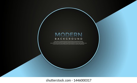 black and blue color vector background overlap layer geometric
