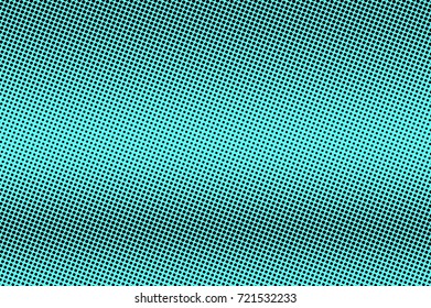 Black and blue dotted halftone vector background. Vivid halftone banner template. Vintage dotted pattern. Abstract dotted backdrop. Pop art design. Grungy halftone texture. Blue design background.