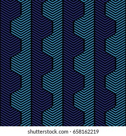 black and blue geometric pattern abstract vector background. Modern stylish texture.