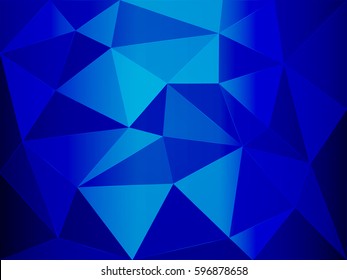 black blue geometric vector illustration, polygonal background