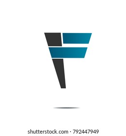 black and blue gradient abstract icon logo sign illustration isolated on white background