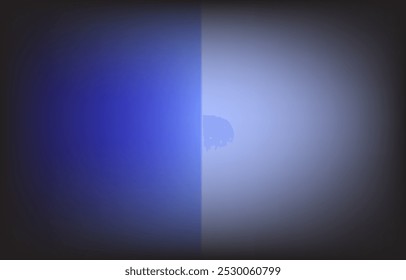 Black, blue gradient seamless abstract background, design horizontal texture. It is a customizable file.
