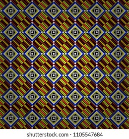 Black, blue and gray background texture. Raster illustration. Endless abstract seamless pattern.