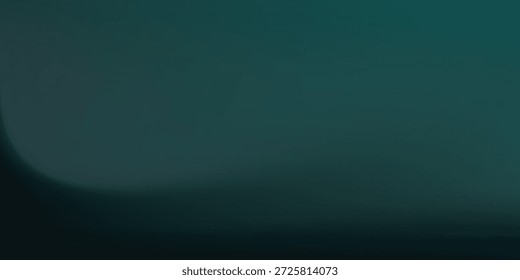 Black blue green abstract background. Gradient. Petrol color. Dark matte background with space for design. Toned fabric surface. Template. Empty.