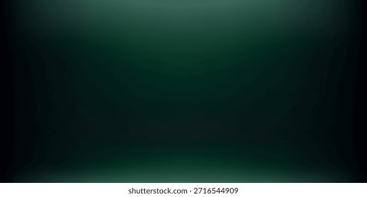 Black blue green abstract texture background. Color gradient. Dark matte elegant background with space for design. Canvas. Poster. Christmas.