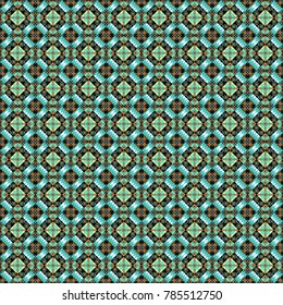 Black, blue and green background texture. Vector illustration. Endless abstract seamless pattern.