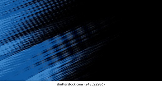 fondo de patrón de velocidad de semitonos negro y azul.eps10