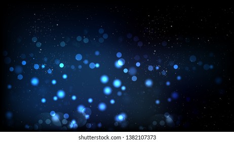 Black and Blue Illuminated Background