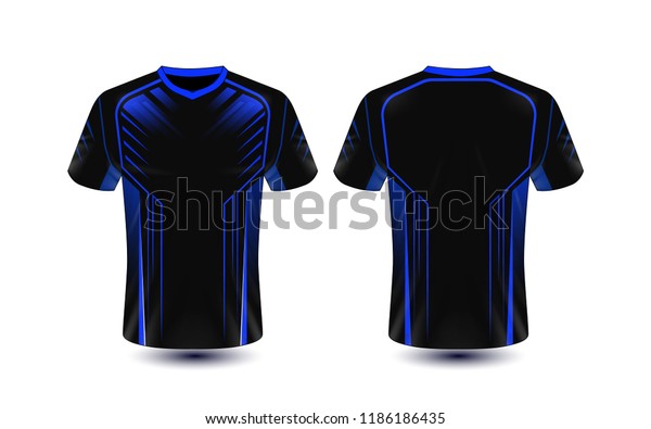 black and blue jersey