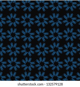 Black and blue pattern