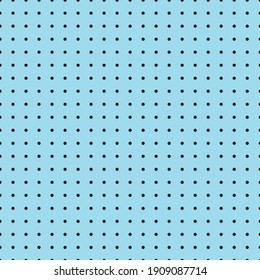Patrón sin fisuras de Polka Dot negro y azul. Para manteles, ropa, camisas, vestidos, papel, ropa de cama, mantas, edredones y otros productos textiles. Vector 