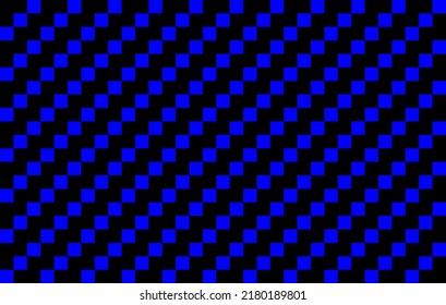 Patrón sin foco negro y azul. Fondo colorido abstracto. Vegetación textil. Diseño de tela moderna. Textura de fondo abstracta en estilo ornamental geométrico. Cuadrados. Diseño Vivid Blue Simple 10 eps