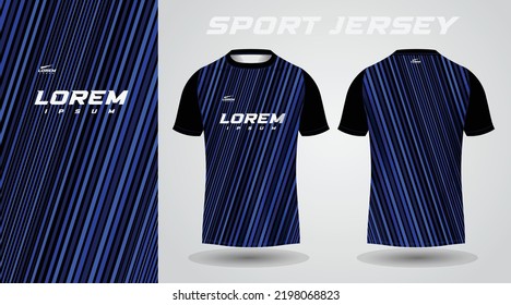 black blue shirt sport jersey design