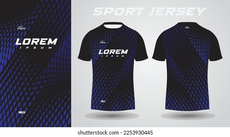 black blue shirt sport jersey design