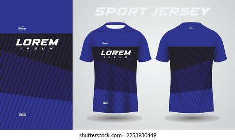 black blue shirt sport jersey design