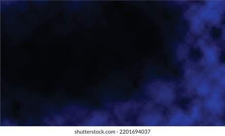 Black and Blue Smoke Background | Abstract Smoke In Dark Background | Abstract Colorful Smoke Background | Abstract Smoke Background | Neon Lights, a Searchlight. Abstract Light Dark
